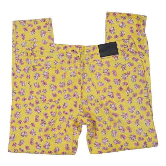 NWT IRON FIST SCARY PRAIRIE YELLOW DENIM JEANS - Picture 2 of 7